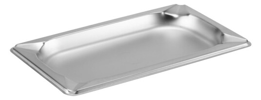 PULSIVA Kantine Profi GN 1/4; Størrelse GN 1/4, 0.4l, 26.5x16.2x2 cm (LxBxD); Stålgrå