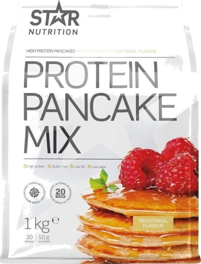 Star Nutrition Protein Pancake Mix Traditional Flavour 1000g Star Nutrition Protein Pancake Mix Traditional Flavour 1000g