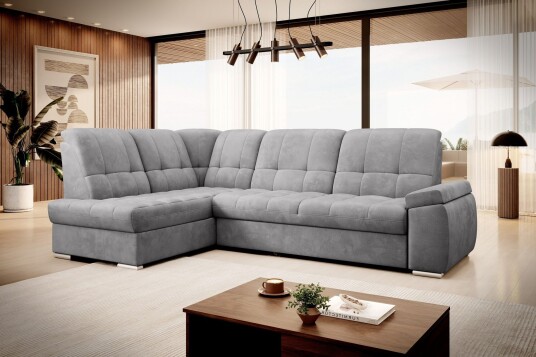 Sajana Sovesofa m. Sjeselong 3 seter Grå Sajana Sovesofa m. Sjeselong 3 seter Grå