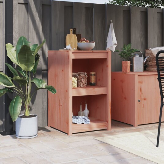 Utekjøkkenskap 55x55x92 cm heltre douglasgran Utekjøkkenskap 55x55x92 cm heltre douglasgran