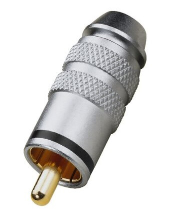 Monacor T-711G/Sw Rca Plug Svart Gull Metallisk Metall Gull Monacor T-711G/Sw Rca Plug Svart Gull Metallisk Metall Gull