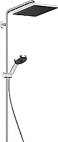 Hg Showerpipes M/Termostat - 260X260mm/1,6M Slange, Ecosmart I Krom