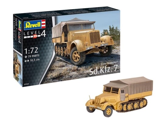 Revell 1/72 German Sd.Kfz.7 Late Production