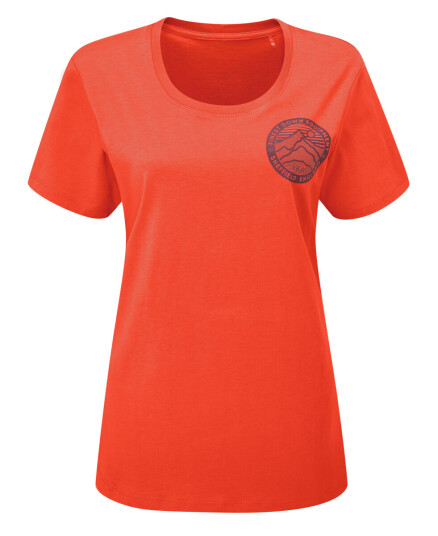 Rab Stance 3 Peaks Tee Wmns Red Grapefruit 12