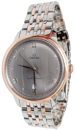 Omega Herreklokke 434.20.40.20.06.001 De Ville Prestige Grå/18 karat