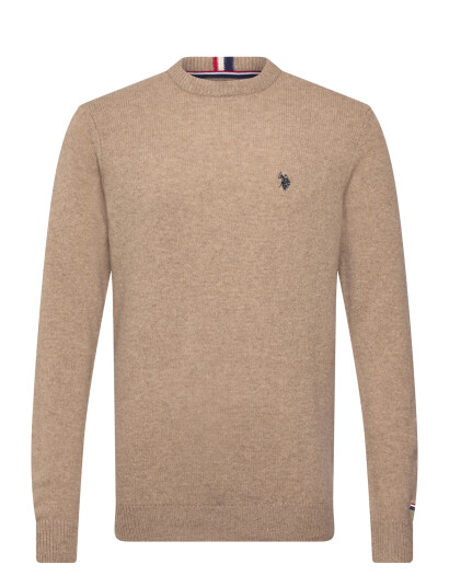 U.S. Polo Assn. Ketil Reg Lw Uspa M Knit - Beige - M