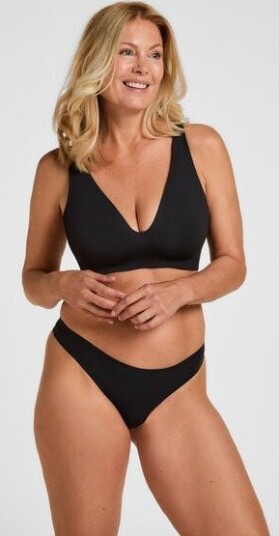 Hunkemöller Super Komfort Thong Svart Hunkemöller Super Komfort Thong Svart