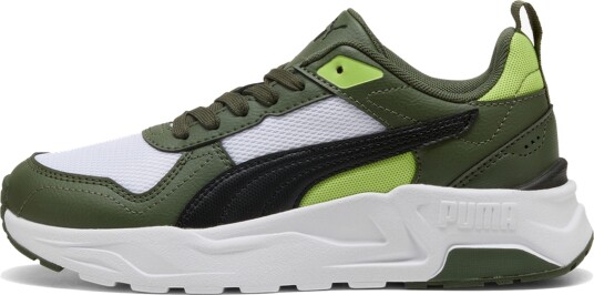 Puma Sko Trinity 2 LT Jr Hvit/Grønn/Svart Puma 37 Sko Armygrønn