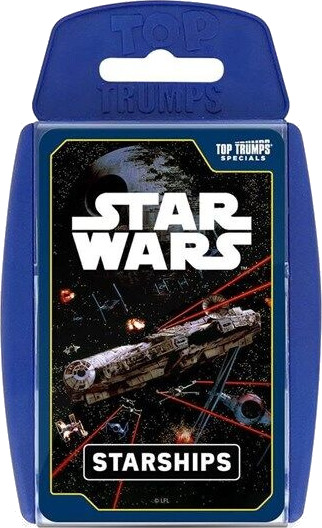 Winning Moves Star Wars Starships Top Trumps Card Game ENGLISH