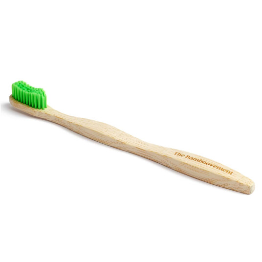 Bambus tannbørste SOFT The Bamboovement GRØNN