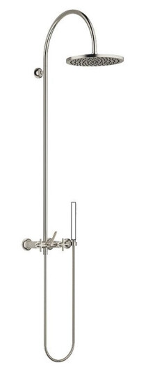 Dornbracht VAIA Showerpipe Ø300 mm, u/hånddusj, Matt Platina