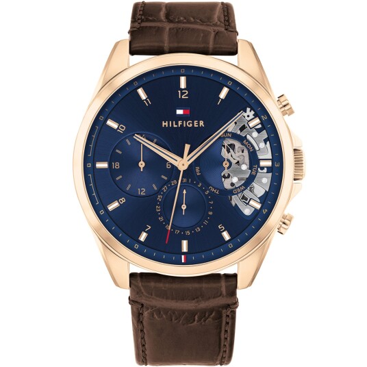 Tommy Hilfiger Baker 1710453 - Herre - 44 mm - Analog - Kvarts urverk - Mineralglas