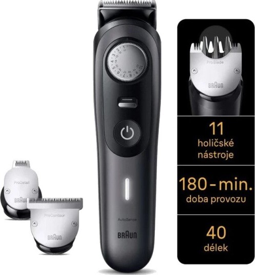 Braun Series 9 BT9421 AutoSense Skjeggtrimmer - 0,5-20mm - Svart
