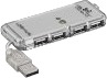 Goobay 68879 Usb 2.0 Usb 2.0 480 Mbit/S Grå Rund Kabel 0,06 M