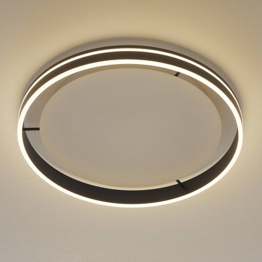 Q Smart Home Smart taklampe Q Vito dimbar Sort Stue / spisestue Metall Moderne