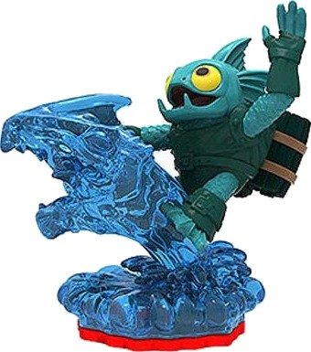 Tidal Wave Gill Grunt Skylanders Trap Team Brukt