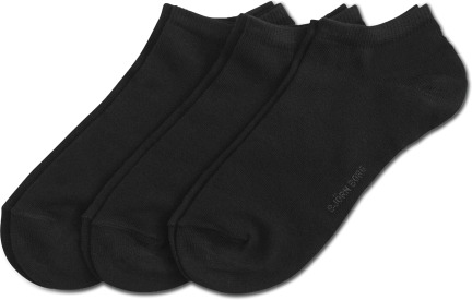 3-pack Essential Steps, Black Svart 39-42 3-pack Essential Steps, Black Svart 39-42