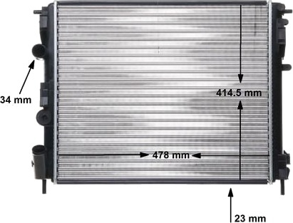 MAHLE CR 35 000S Radiator motorkjøling