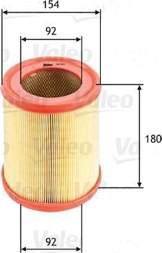 VALEO 585604 Luftfilter VALEO 585604 Luftfilter