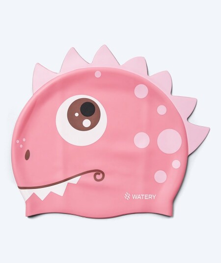 Watery badehette til barn Dashers Dino Rosa Svømmehette Watery badehette til barn Dashers Dino Rosa Svømmehette
