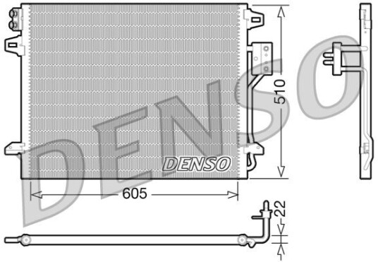 Radiator DENSO DRM15005