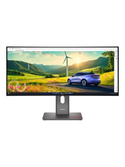 Lenovo ThinkVision P34WD-40 34" Kurvet UWQHD 120Hz PC-Skjerm med USB-C Lenovo ThinkVision P34WD-40 34" Kurvet UWQHD 120Hz PC-Skjerm med USB-C