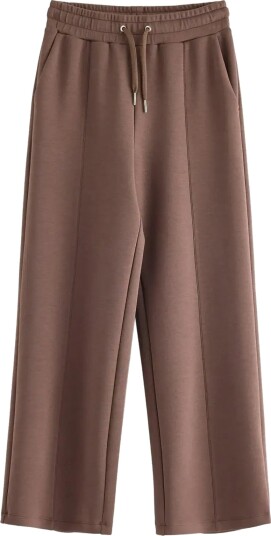 Lindex Wide Sweatpants Brown 140