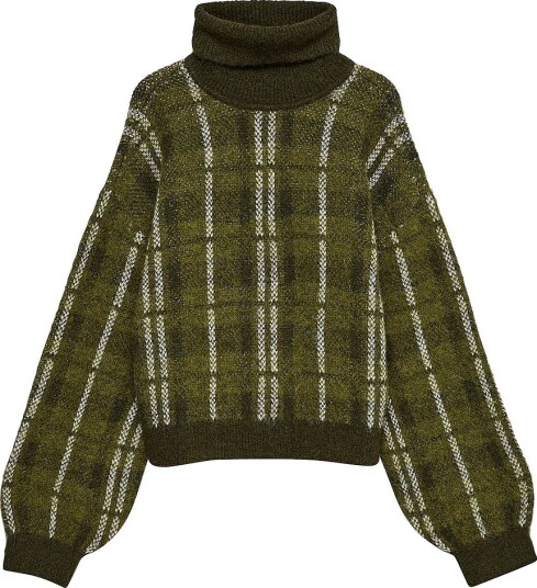 Vero Moda Polohals Vmtoby Ls Highneck Pullover Grønn