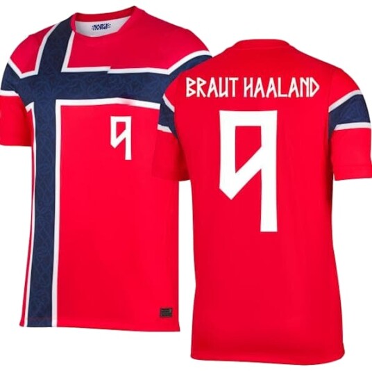Norge Fotballdrakt 2026 VM Haaland Trykk