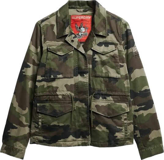 Superdry Military M65 Jacket   FRENCH CAMO GREEN   8