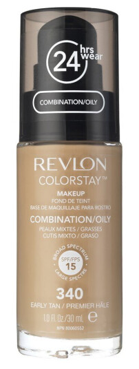 Revlon Colorstay Foundation 340 Early Tan for Combination/Oily Skin med SPF 15, 30 ml