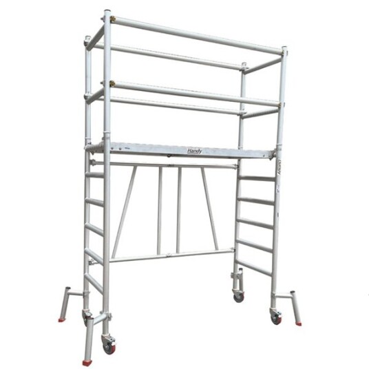 Alu Stigen Viking Foldestillas Med Rekkverk Alu Stigen Viking Foldestillas Med Rekkverk