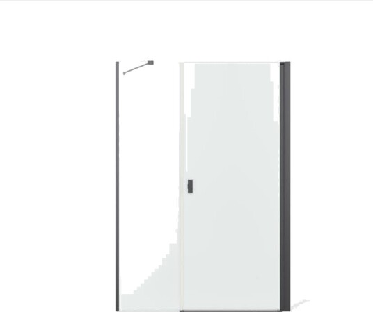 Dusjdør Strømberg Noma 45 med Sidepanel Nisje