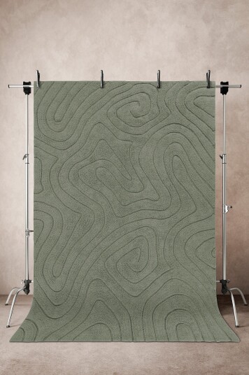 Jotex Bomullsteppe 200x300 Cm Bomull Grønn SHIV 17342150241