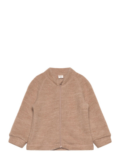 CeLaVi Jacket W/Zipper Soft Wool Beige 70