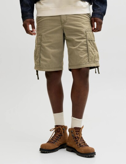 Jack & Jones Jpstcole Frank Cargo Shorts Mid Sn Khaki green M