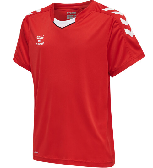 Hummel hmlCORE XK POLY JERSEY S/S KIDS - 3062 True Red 176