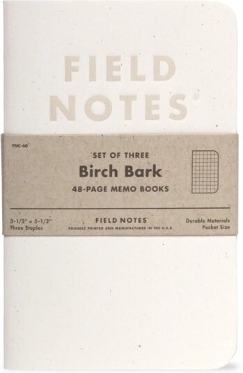 Field Notes Birch Bark Memo Graph Paper 3-Pakk