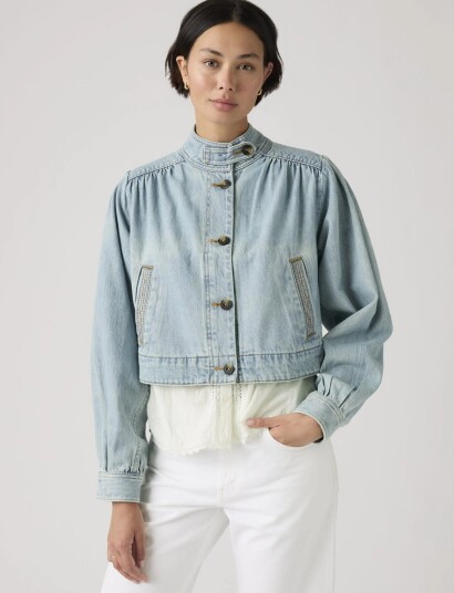 Levi"s® Parker Pretty Short Coat Hello - Blue - XS Levi"s® Parker Pretty Short Coat Hello - Blue - XS