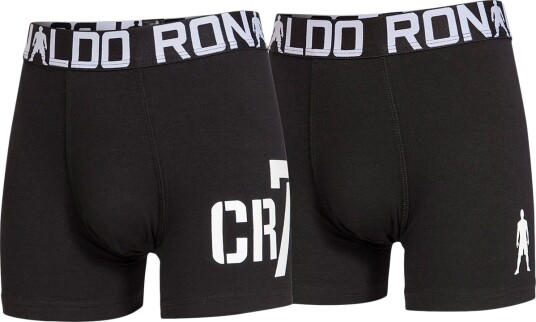 CR7 Cr7 Boys Trunk 2-Pack. Black 13-15