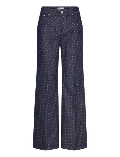 Gina Tricot Polka Dot Jeans   Navy   32