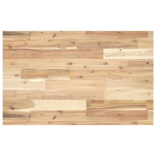 Plate til baderomsskap ubehandlet 160x50x4 cm heltre akasie Plate til baderomsskap ubehandlet 160x50x4 cm heltre akasie