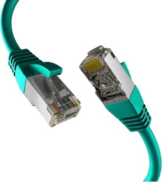 Efb Elektronik Cat8.1 Grønn 1,5M Rj45 Patch Kabel S/Ftp Pimf Lszh 2000Mhz 40Gb Nettverkskabel Ec020200269