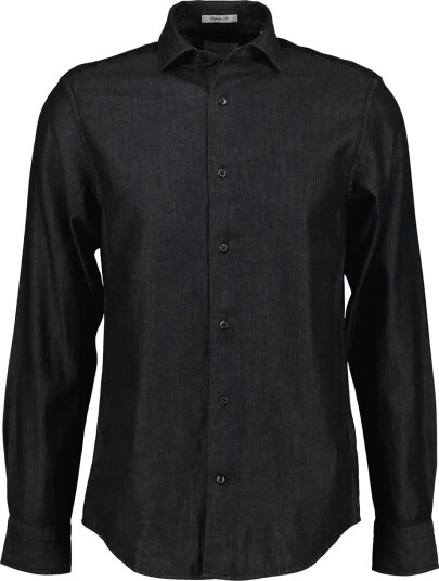 Gant Reg Indigo Twill Shirt BLACK WORN IN L Gant Reg Indigo Twill Shirt BLACK WORN IN L