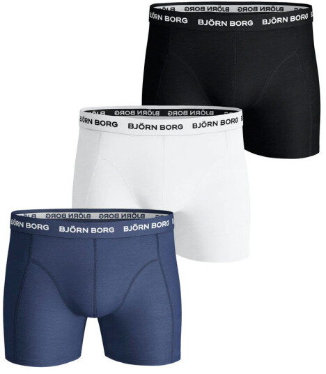 Bjørn Borg 3pk Shorts Essential Sammy Blue Depths XL Bjørn Borg 3pk Shorts Essential Sammy Blue Depths XL