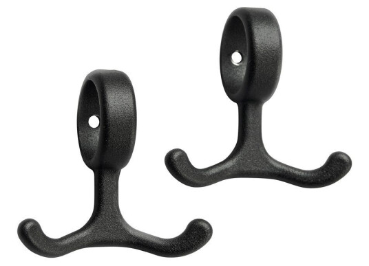 Essem Design Nostalgi knagg 2-stk. svart Essem Design Nostalgi knagg 2-stk. svart