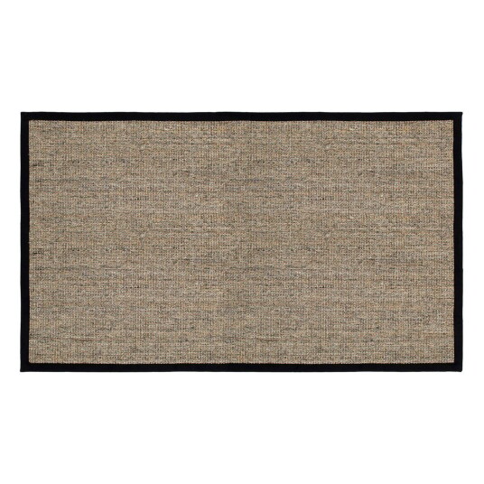Dixie Sisal dørmatte natur-svart Medium