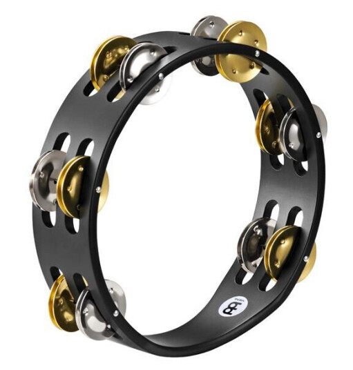 Meinl Cta-2-M-Bk 8" Compact Tamburin, Brass/nikk.Dobbel Meinl Cta-2-M-Bk 8" Compact Tamburin, Brass/nikk.Dobbel
