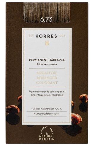 Korres Argan Oil Colorant 6.73 Golden Cocoa