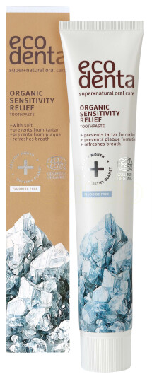 Ecodenta Tannkrem M.salt Sensitiv Uden Fluor 75ml Ecodenta Tannkrem M.salt Sensitiv Uden Fluor 75ml